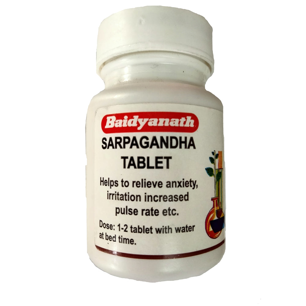 Baidyanath Sarpagandha Tablets - Distacart
